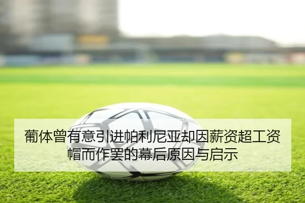 葡体曾有意引进帕利尼亚却因薪资超工资帽而作罢的幕后原因与启示